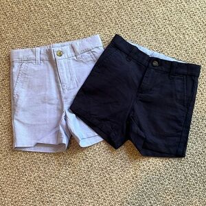 NWOT Janie and Jack Linen shorts, 2 pack, 18-25 months